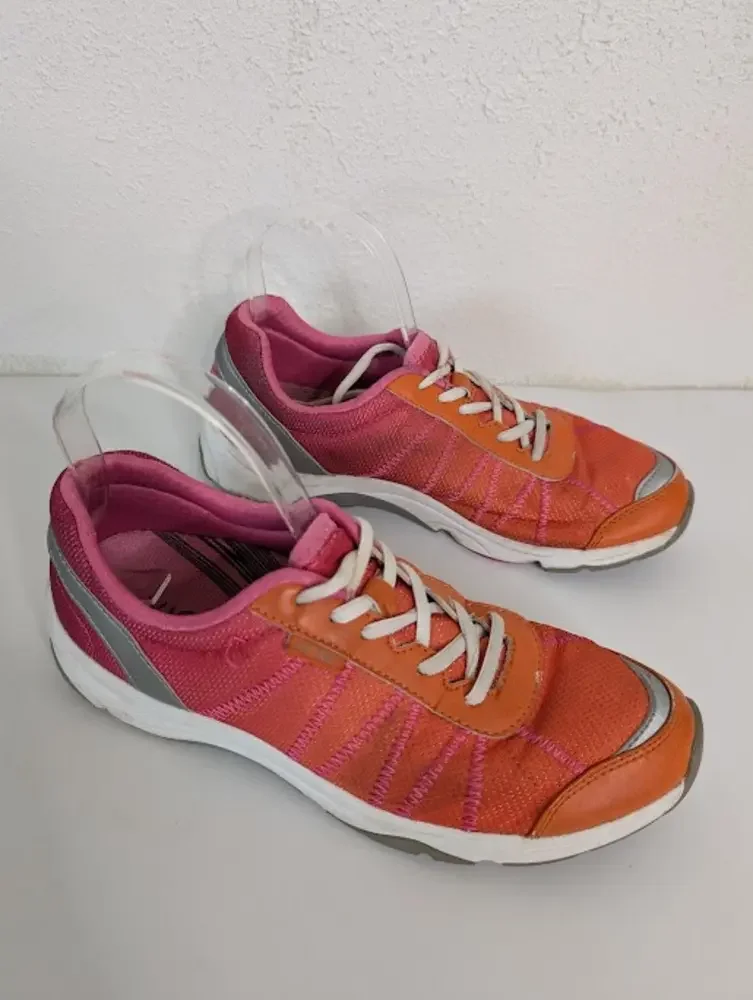 Vionic Alliance Walking‎ Sneakers Womens Shoe Size 8 Comfort Pink Orange 1st Ray